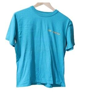 Rio De Janeiro Teal Green Cropped Tshirt Travel Tourist Medium